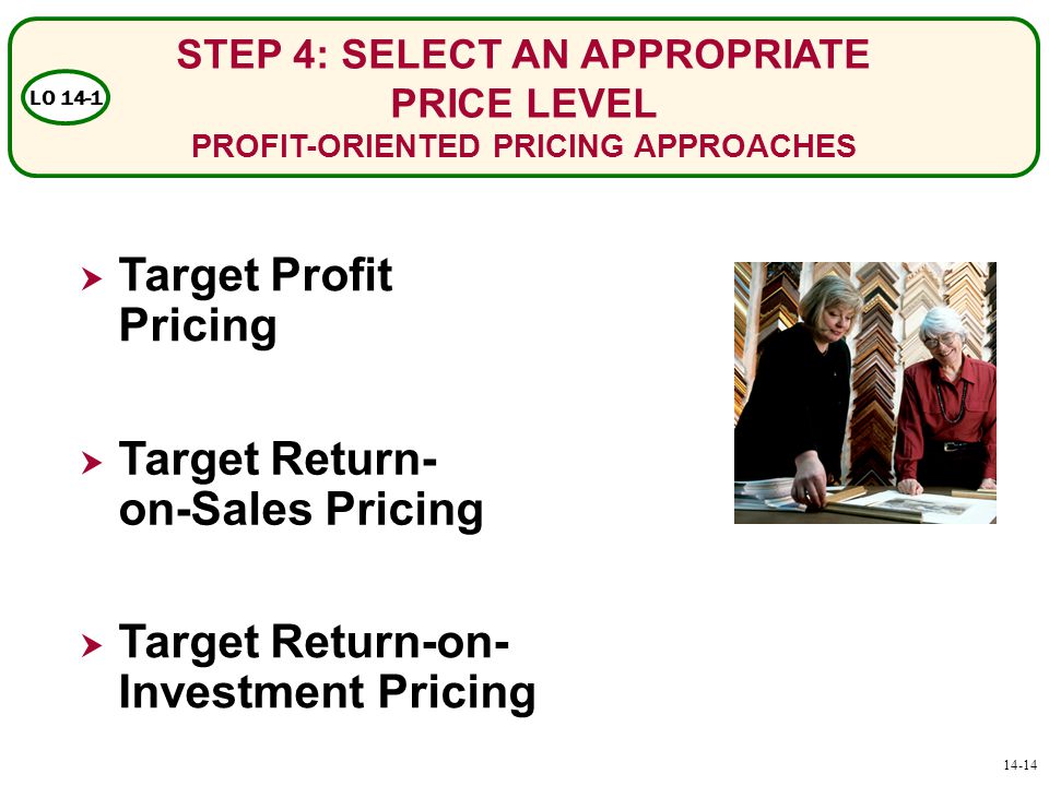 target return on investment pricing